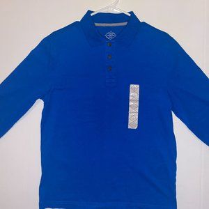 St. Johns Bay Blue Long Sleeve Polo